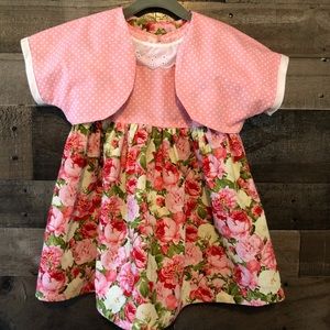 Handmade Kara Dress W/ Shrug